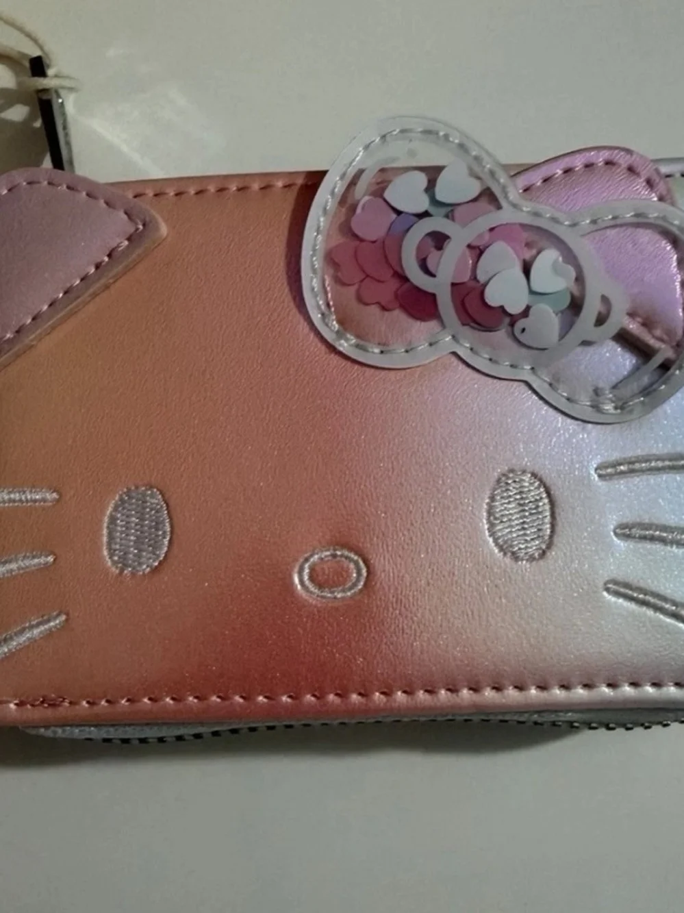 Hello Kitty 50th Anniversary Loungefly Iridescent Pink Set.